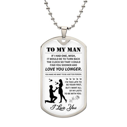 My Man Dog Tag