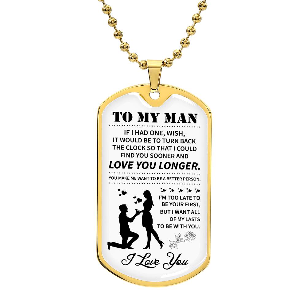 My Man Dog Tag